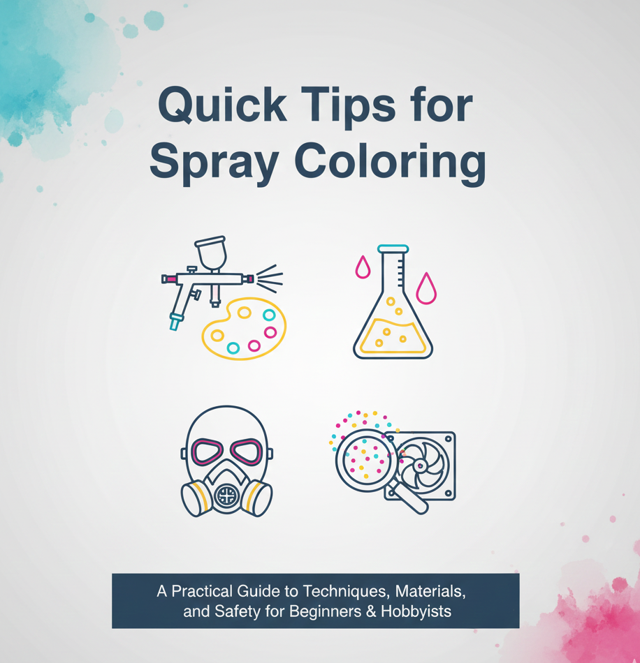 Quick Tips for Spray Coloring